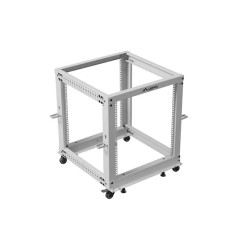 LANBERG OTVORENÝ RACK 19'' 12U 600X600-1100 NASTAVITEĽNÝ ŠEDÝ