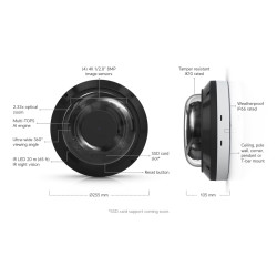 UBIQUITI ENTERPRISE - Ubiquiti UVC-AI-MS-4-W - UniFi Enterprise AI Multi Sensor 4, biela