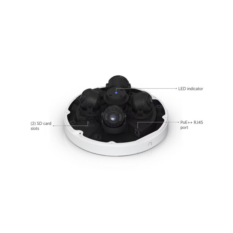 UBIQUITI ENTERPRISE - Ubiquiti UVC-AI-MS-4-W - UniFi Enterprise AI Multi Sensor 4, biela
