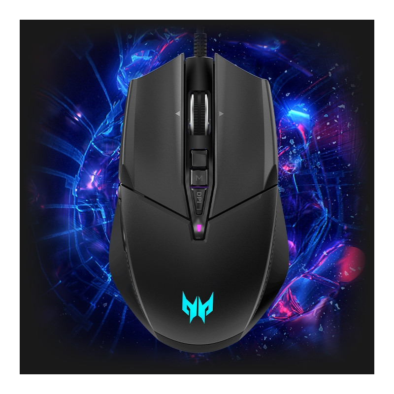 Acer PREDATOR CESTUS 335/Herná/Optická/Pre pravákov/19 000 DPI/Drôtová USB/Čierna