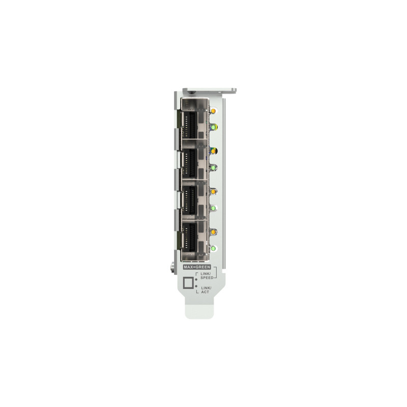 QNAP QXG-10G4SF-BCM, 4x10GbE SFP+, PCIe 4.0 x8
