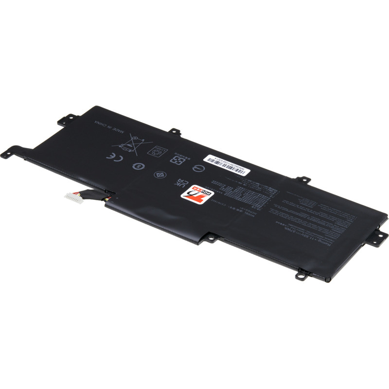 Batéria T6 Power ZenBook UX330UA Asus, 4940mAh, 57Wh, 3cell, Li-pol