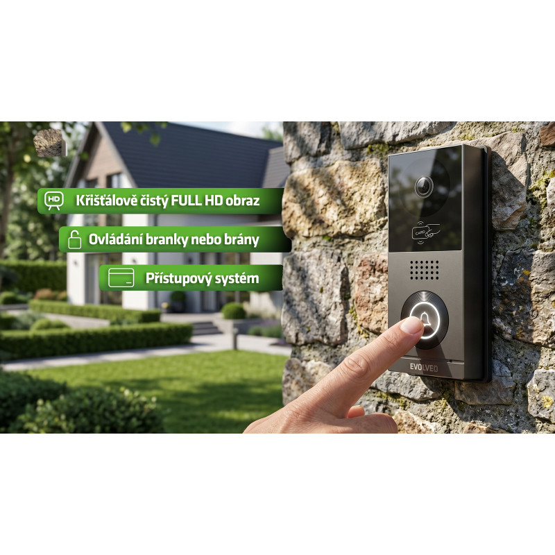 EVOLVEO DoorPhone AHD7 Plus – domový videotelefón s čipovým odomykaním a mobilnou aplikáciou