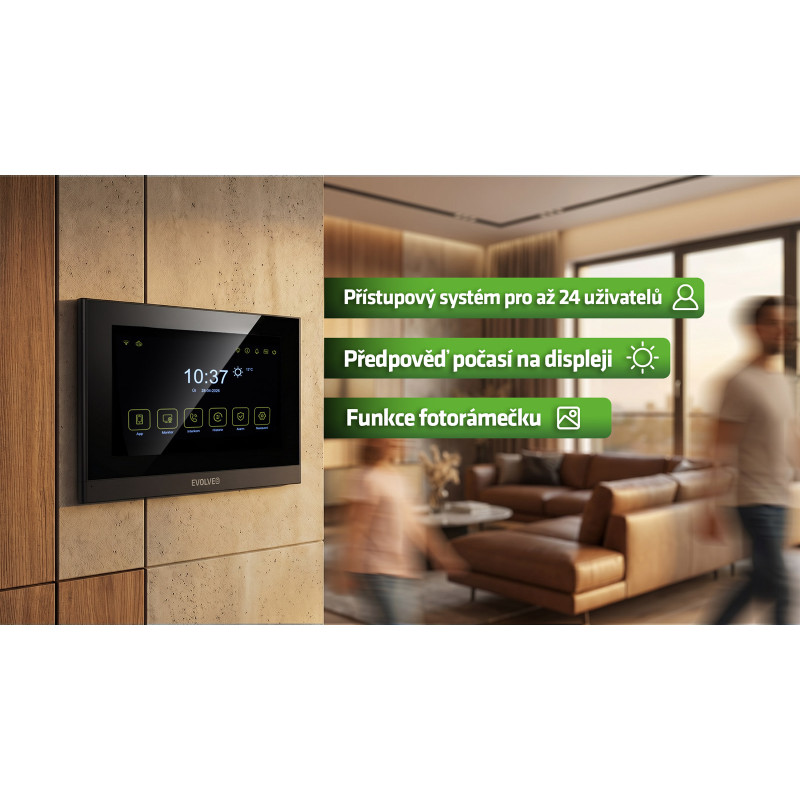 EVOLVEO DoorPhone AHD7 Plus – domový videotelefón s čipovým odomykaním a mobilnou aplikáciou