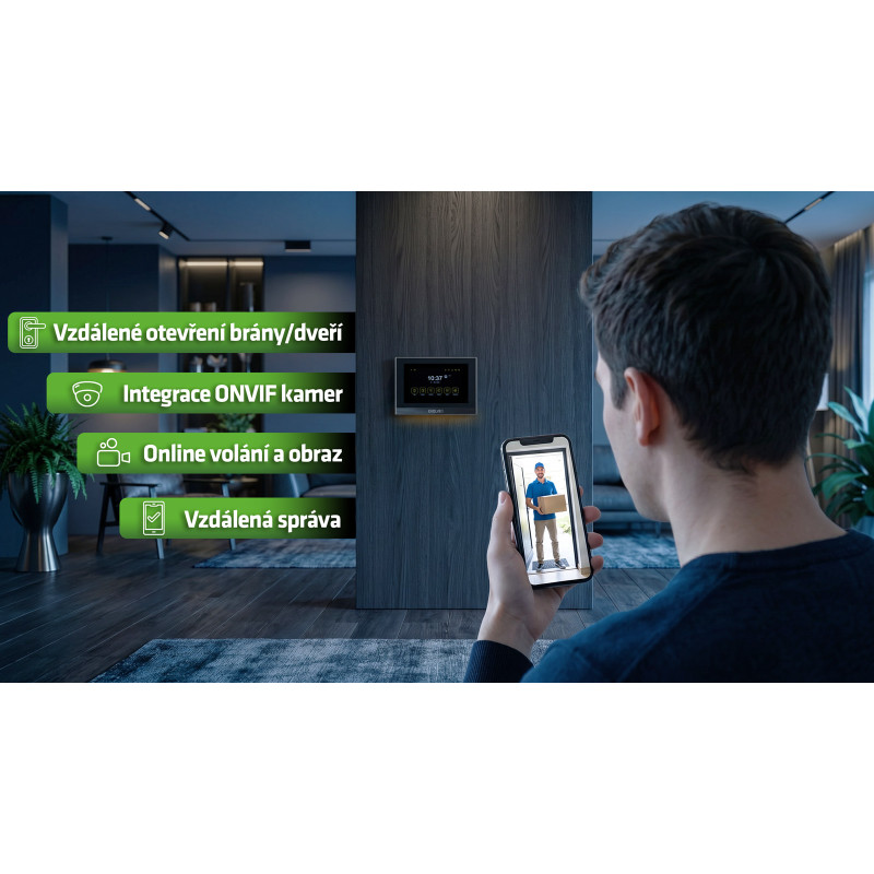 EVOLVEO DoorPhone AHD7 Plus – domový videotelefón s čipovým odomykaním a mobilnou aplikáciou