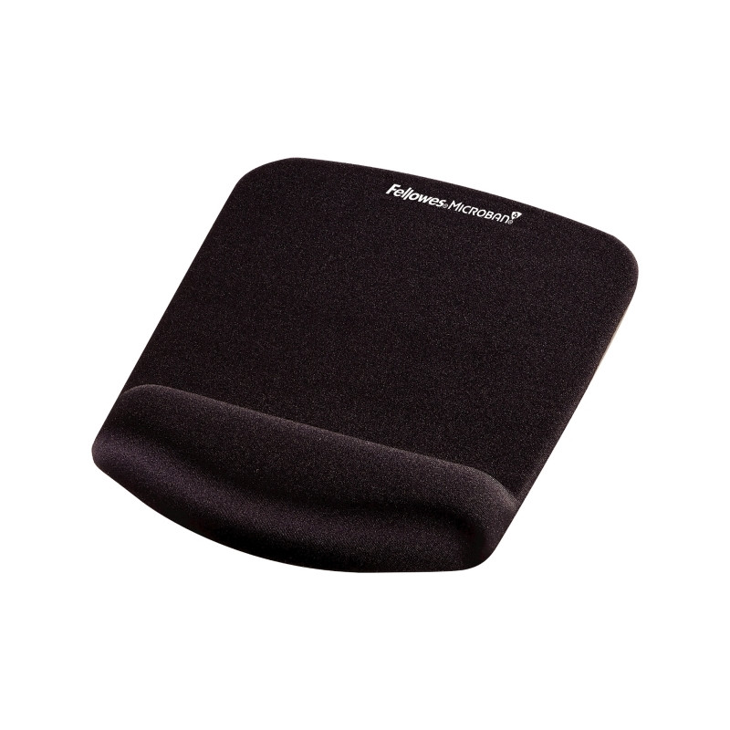 Podložka pod myš a zápästie Fellowes PlushTouch čierna