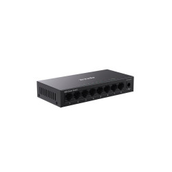 Tenda TEG2208D Websmart L2 cloud managed switch, 8x 10/100/1000 Mbps, Kov, Fanless - bez ventilátorov
