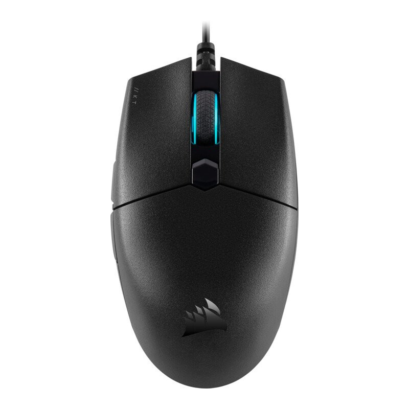 CORSAIR Katar PRO/Herná/Optická/Pre pravákov/12 400 DPI/Drôtová USB/Čierna