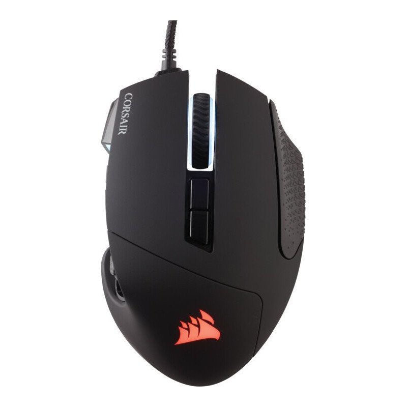 CORSAIR Scimitar Elite/Herná/Optická/Pre pravákov/18 000 DPI/Drôtová USB/Čierna