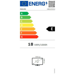 Philips/24B1U5301H/23,8''/IPS/FHD/75Hz/4ms/Black/3R