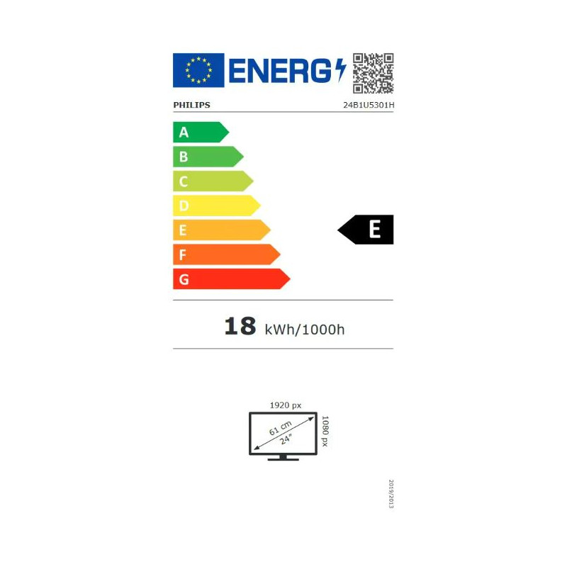 Philips/24B1U5301H/23,8''/IPS/FHD/75Hz/4ms/Black/3R