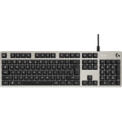 Logitech G413/Drôtová USB/US layout/Strieborná