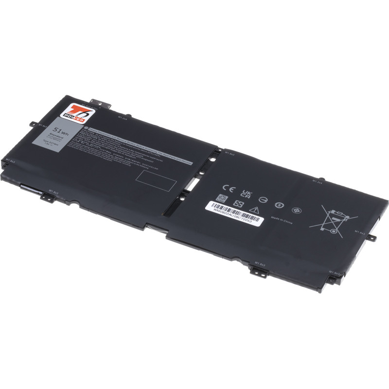Batéria T6 Power Dell XPS 13 7390 2in1, 6710mAh, 51Wh, 4cell, Li-pol