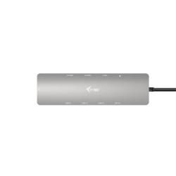 i-tec USB-C Metal Nano 2x HDMI Docking Station, PD 100W + Charger 100W (bundle)