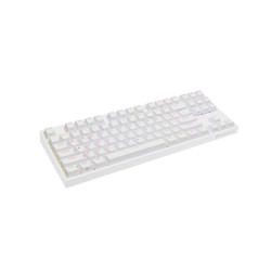 Genesis herná mechanická klávesnica THOR 404/RGB/Khail Box Brown/Drôtová USB/US layout/Biela