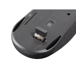 Natec optická myš JAY 2/1600 DPI/Kancelárska/Optická/1 600 DPI/Bezdrôtová USB/Čierna