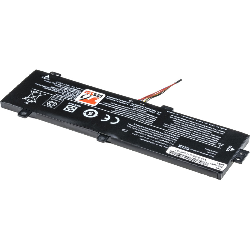 Batérie T6 Power Lenovo IdeaPad 310-15IKB, 310-15ABR, 510-15IKB, 3950mAh, 30Wh, 2cell, Li-pol