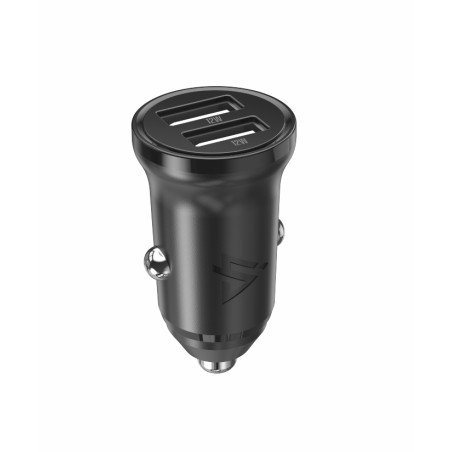 AUTONABÍJAČKA CL-01, 2,4A, 2x USB-A ČIERNA
