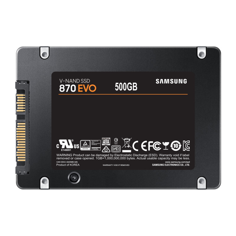 Samsung 870 EVO/500GB/SSD/2.5''/SATA/5R