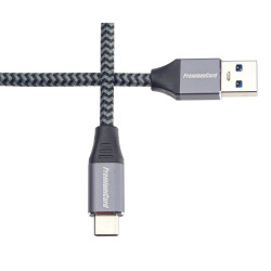 PremiumCord kábel USB-C - USB 3.0 A (USB 3.1 generation 1, 3A, 5Gbit/s) 1m oplet