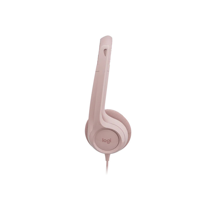 Náhol. sada Logitech Stereo USB Headset H390, ružová