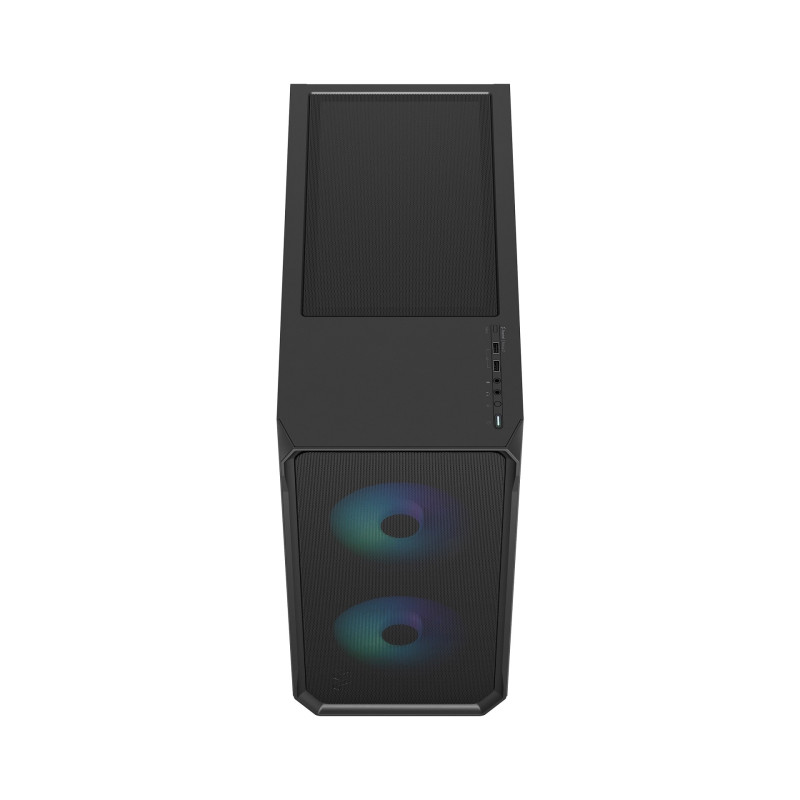 Fractal Design Focus 2 RGB Black TG Clear Tint/Midi Tower/Transpar./Black