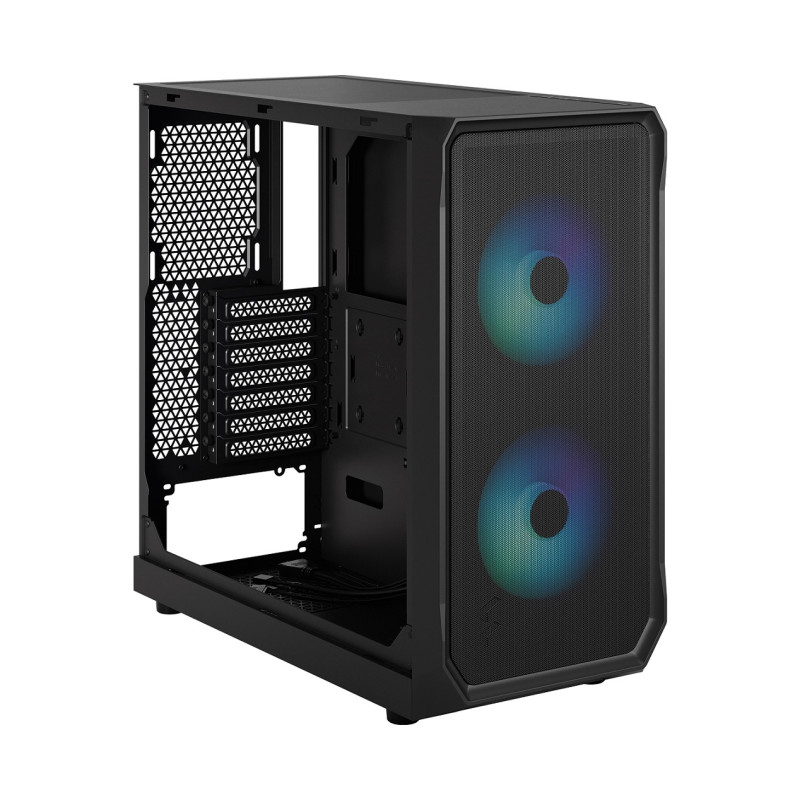 Fractal Design Focus 2 RGB Black TG Clear Tint/Midi Tower/Transpar./Black