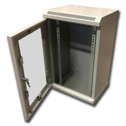 10'' rack jednodielny 12U/280 DATACOM šedý Skl.dv.