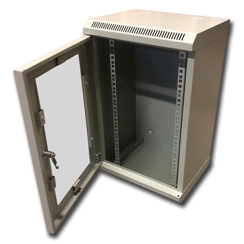 10'' rack jednodielny 12U/280 DATACOM šedý Skl.dv.