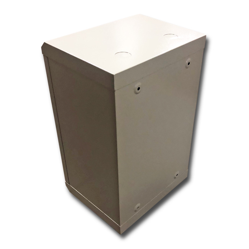 10'' rack jednodielny 12U/280 DATACOM šedý Skl.dv.