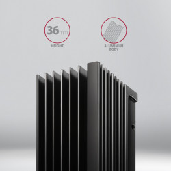 AXAGON CLR-M2XL, hliníkový pasívny chladič pre jedno aj oboustranný M.2 SSD disk, výška 36 mm