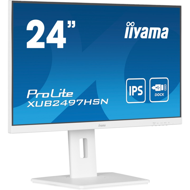 iiyama ProLite/XUB2497HSN-W2/23,8''/IPS/FHD/100Hz/1ms/White/3R