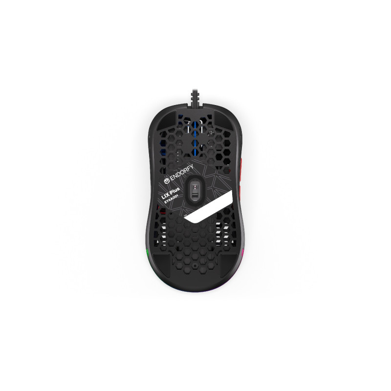 Endorfy LIX Plus/Herná/Optická/Pre pravákov/19 000 DPI/Drôtové USB-A/Čierna
