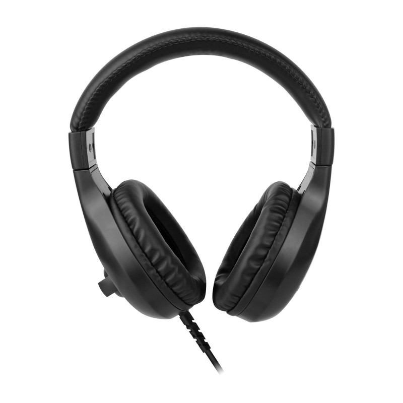 Slúchadlá k PC C-TECH MHS-05U, USB čierna