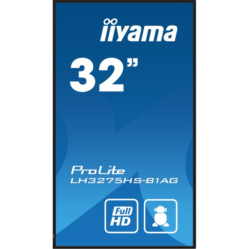 32'' iiyama LH3275HS-B1AG: IPS, FHD, Android, 24/7