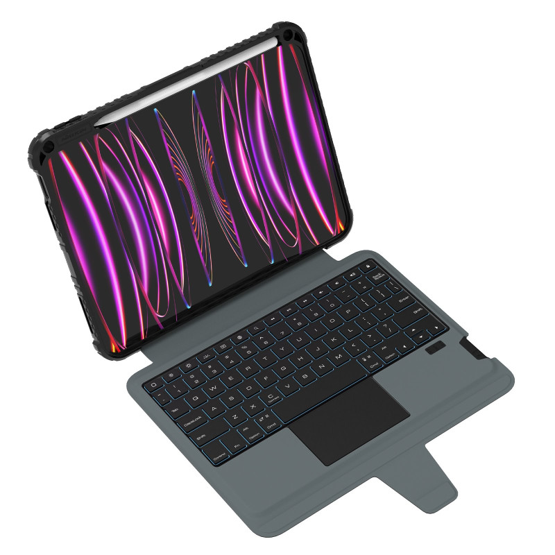 Nillkin Bumper Link Keyboard Case (Backlit Version) pre iPad 10.9 2022/11 2025 Black