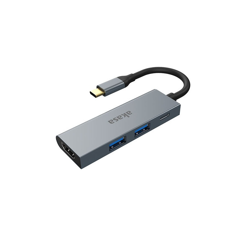 AKASA - externý USB hub - USB type-C s HDMI
