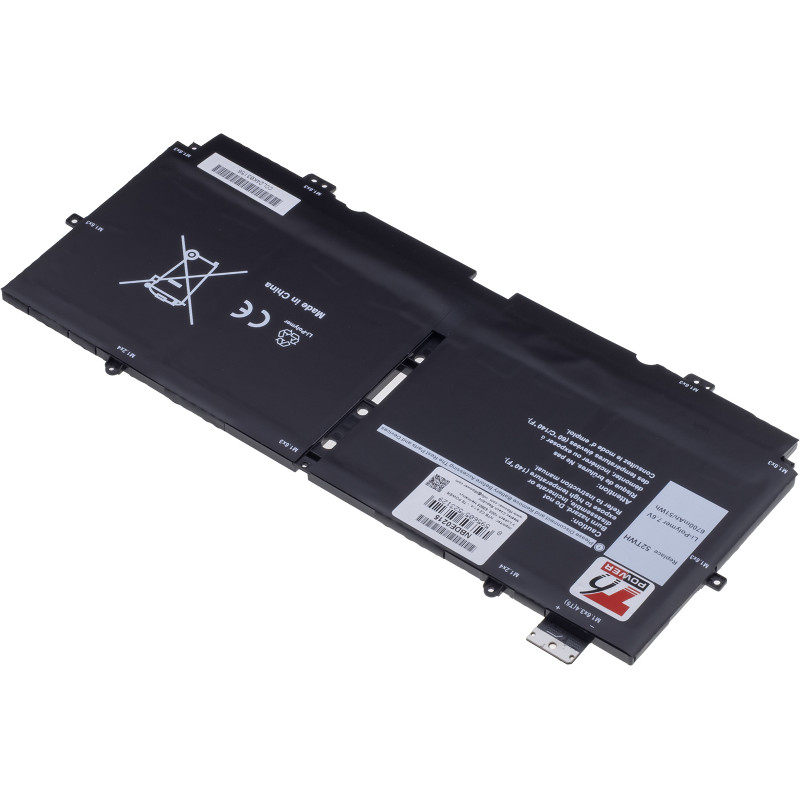 Batérie T6 Power Dell XPS 13 7390 2in1, 6700mAh, 51Wh, 4cell, Li-pol