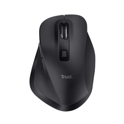 TRUST Fyda/Ergonomická/Optická/Pre pravákov/2 400 DPI/Bezdrôtová USB/Čierna