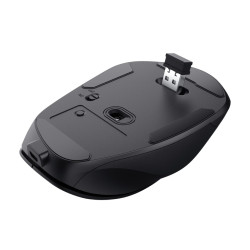 TRUST Fyda/Ergonomická/Optická/Pre pravákov/2 400 DPI/Bezdrôtová USB/Čierna