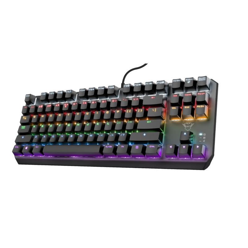 TRUST GXT834 CALLAZ/Drôtová USB/US layout/Čierna