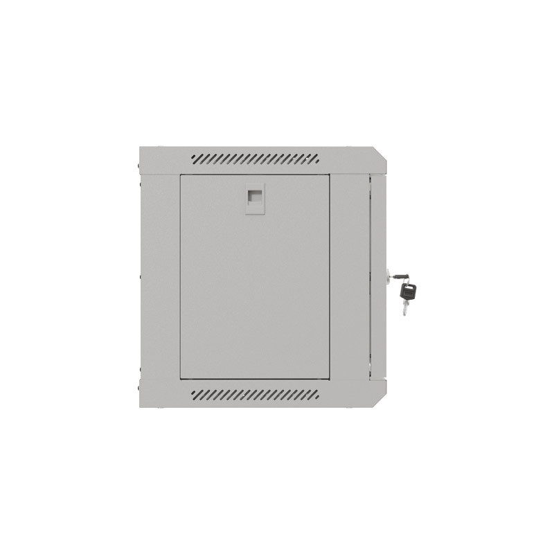 LANBERG 19'' RACKOVÁ SKRIŇA PRO MONTÁŽ NA STENU 6U/540X350 (FLAT PACK) S PROSKLENÝMI DVERAMI ŠEDÁ