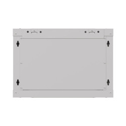 LANBERG 19'' RACKOVÁ SKRIŇA PRO MONTÁŽ NA STENU 6U/540X350 (FLAT PACK) S PROSKLENÝMI DVERAMI ŠEDÁ