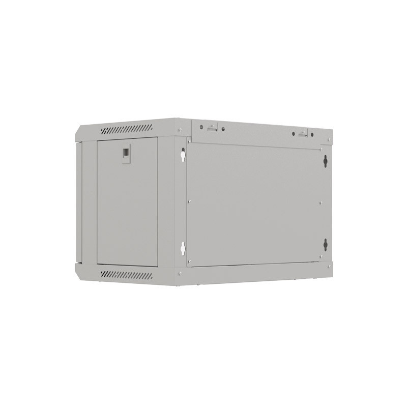 LANBERG 19'' RACKOVÁ SKRIŇA PRO MONTÁŽ NA STENU 6U/540X350 (FLAT PACK) S PROSKLENÝMI DVERAMI ŠEDÁ