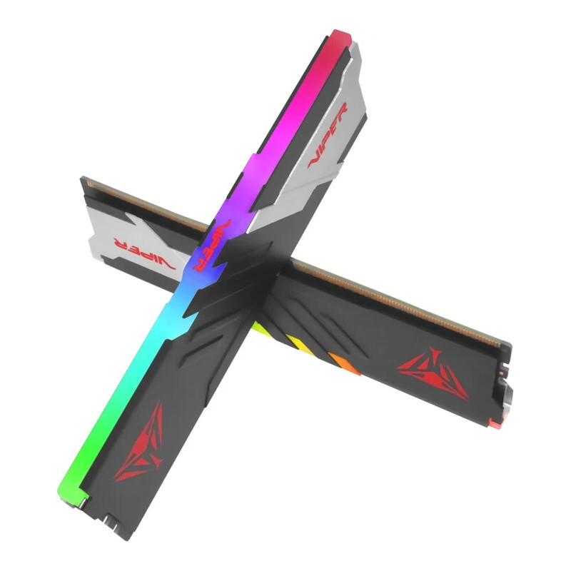 Patriot Viper Venom/DDR5/32GB/6400MHz/CL32/2x16GB/RGB/Black/Silv