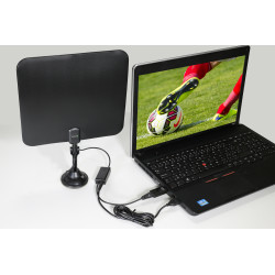 EVOLVEO Xany 2C LTE 230/5V, aktívna pokojová anténa FM/DAB+/DVB-T/T2, filter LTE