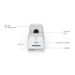 Ubiquiti UVC-Doorbell-Lite-W, UniFi Protect Doorbell Lite, biela