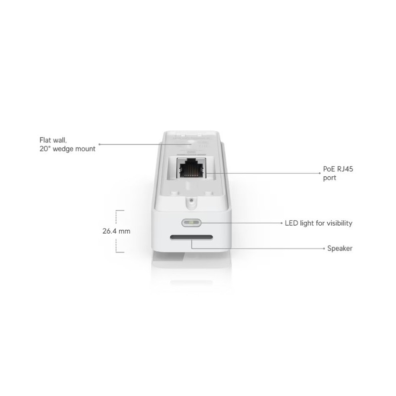 Ubiquiti UVC-Doorbell-Lite-W, UniFi Protect Doorbell Lite, biela