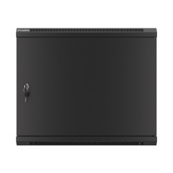 LANBERG 19'' RACKOVÁ SKRIŇA PRO MONTÁŽ NA STENU 9U/600X450 PRO VLASTNÚ MONTÁŽ S KOVOVÝMI DVERAMI ČIERNA