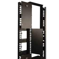 EATON - Kabelový manažér vertikálny SmartRack 12 (30.48cm), káblový kanál s výrezmi pre káble a krytom